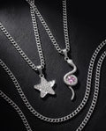 Star and snake necklace