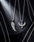 Wing and phoenix necklace