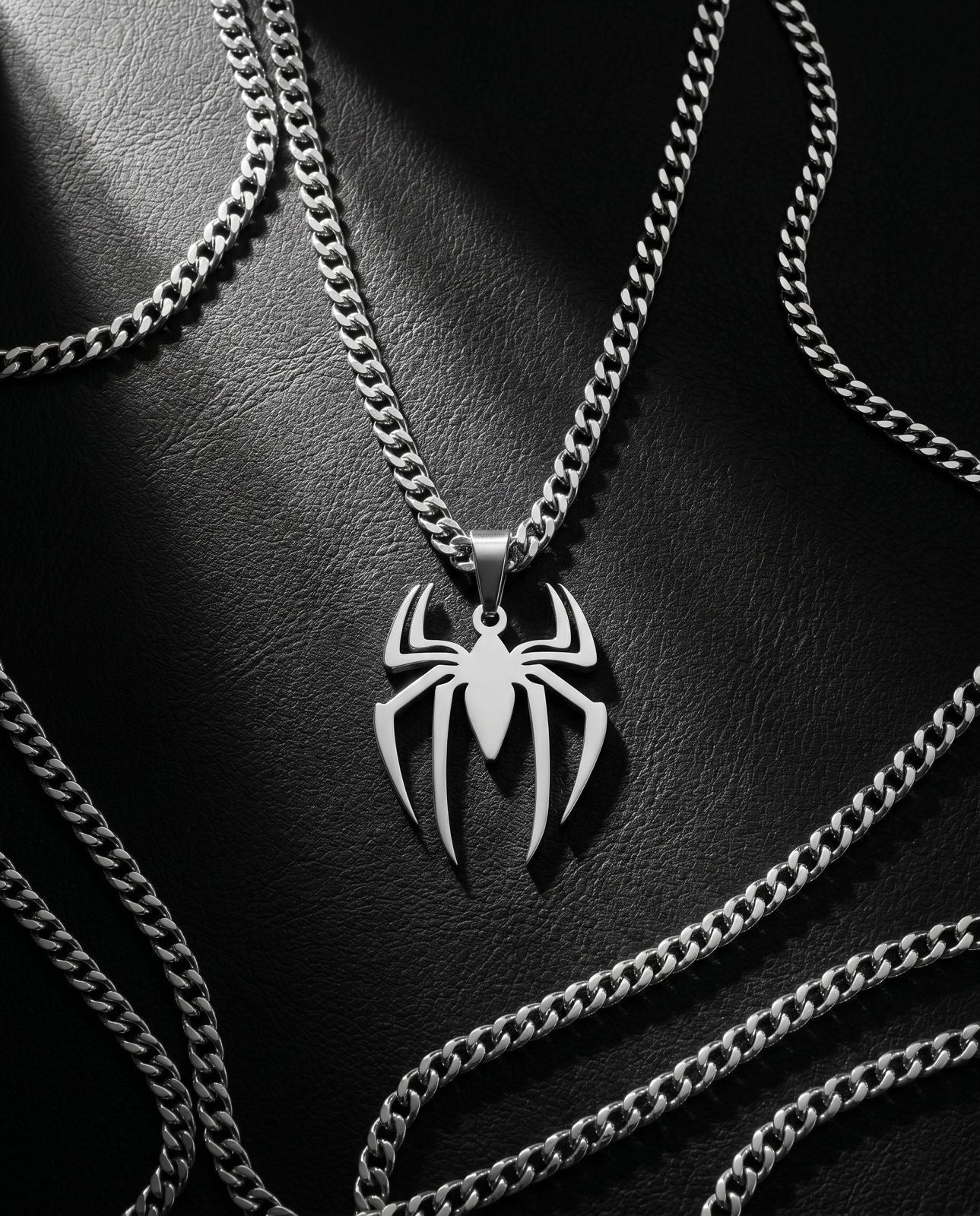 Spider man necklace