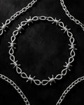 Big wire necklace