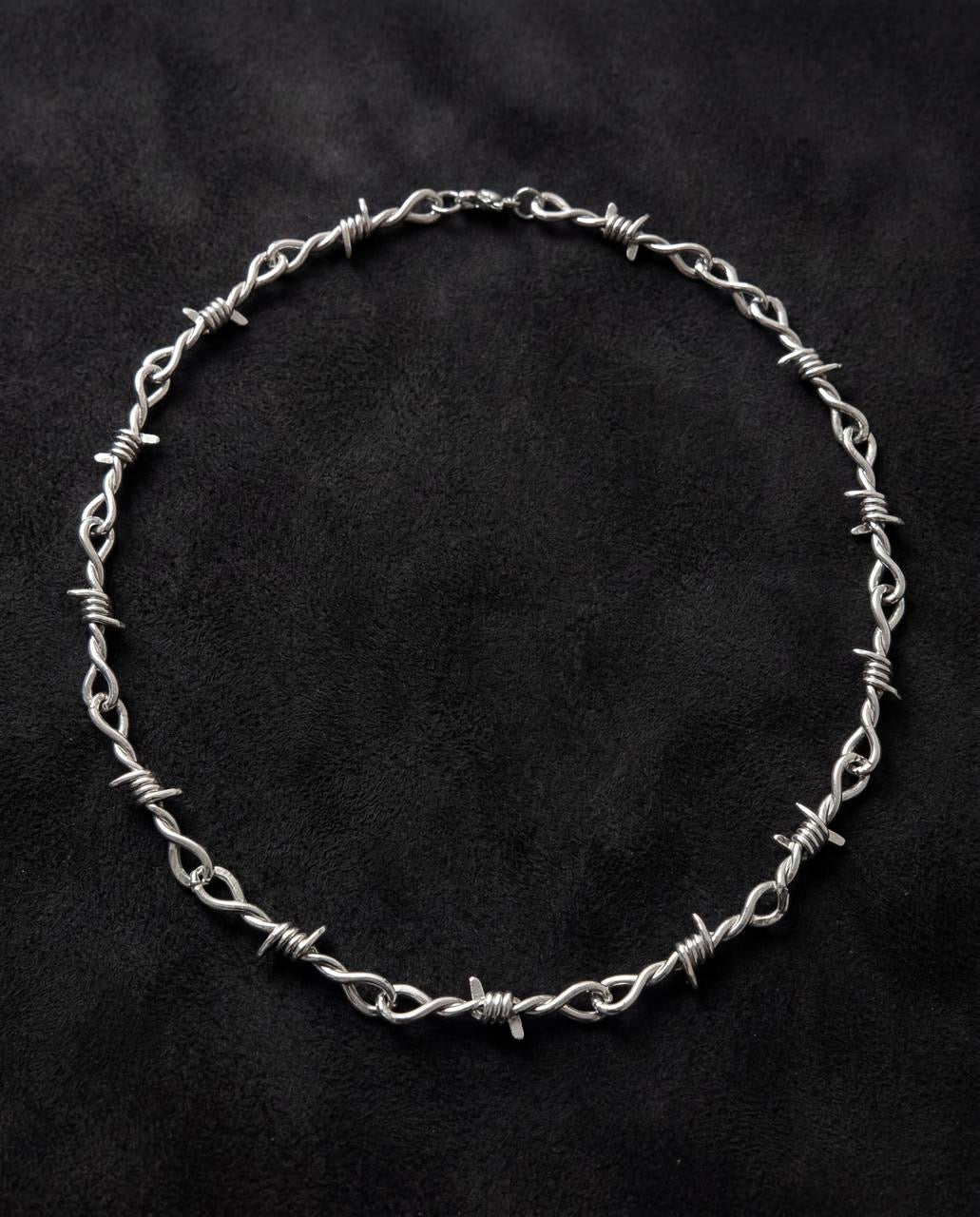 Wire necklace and bracelet