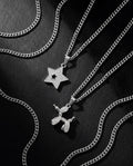 Dog and star necklace