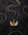 Dollar gold necklace