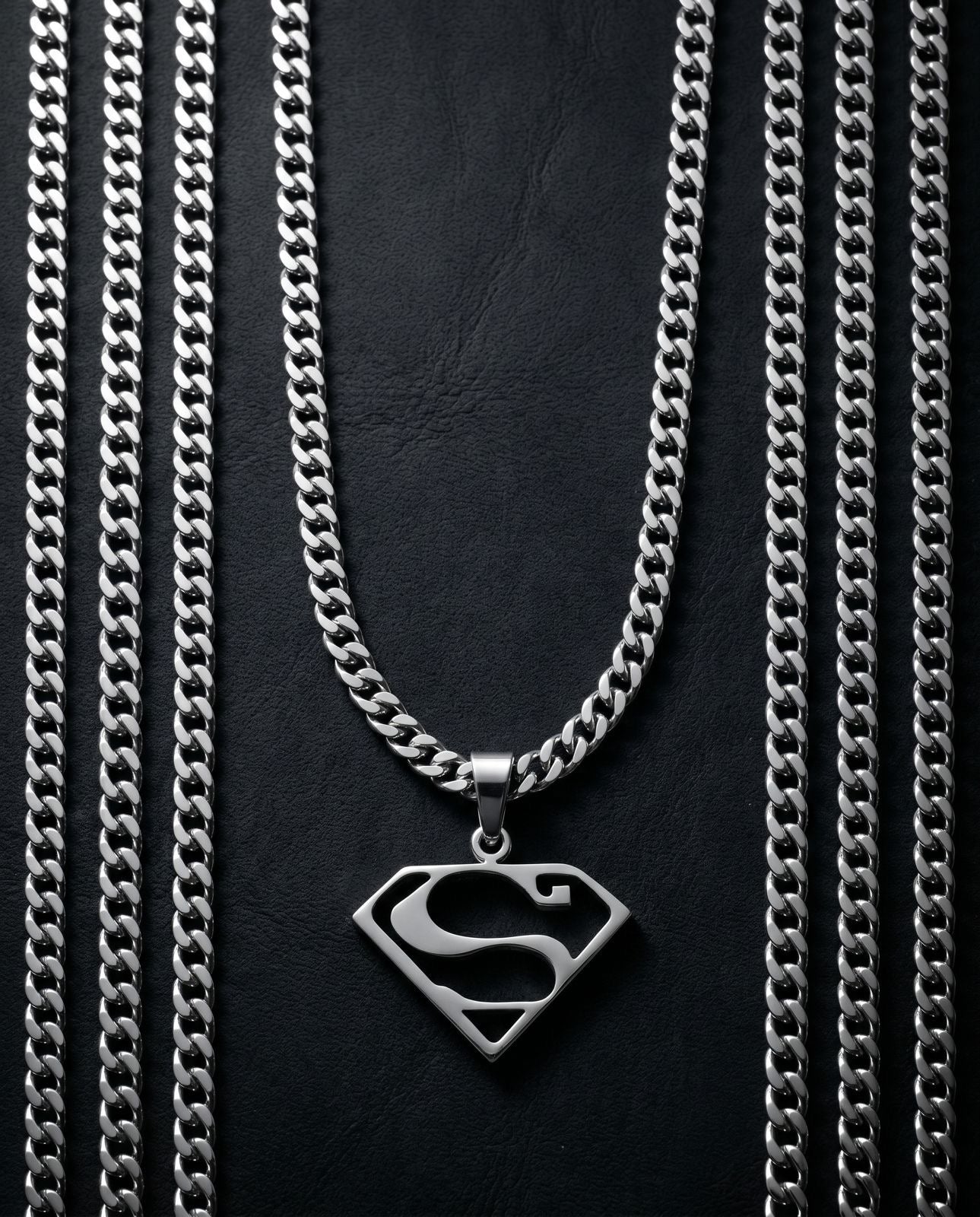 Super man necklace