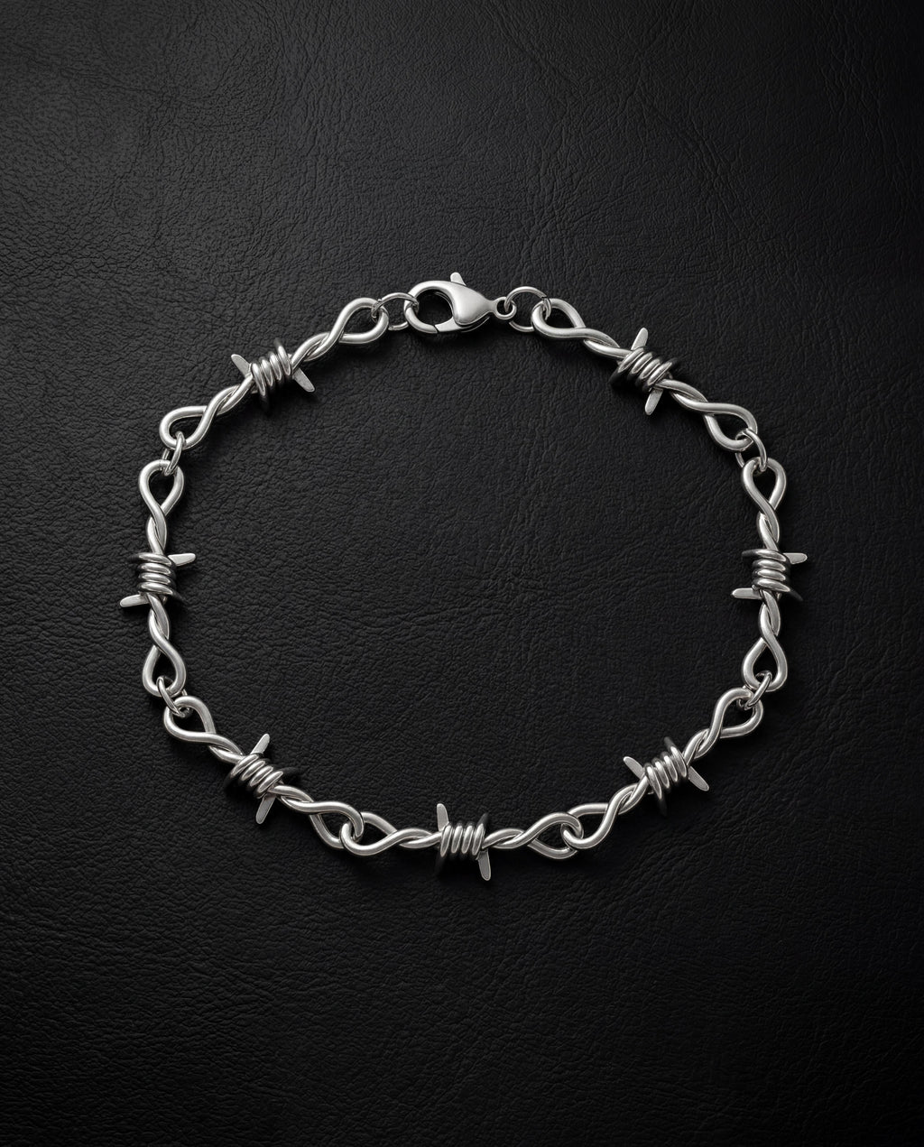 Wire necklace and bracelet