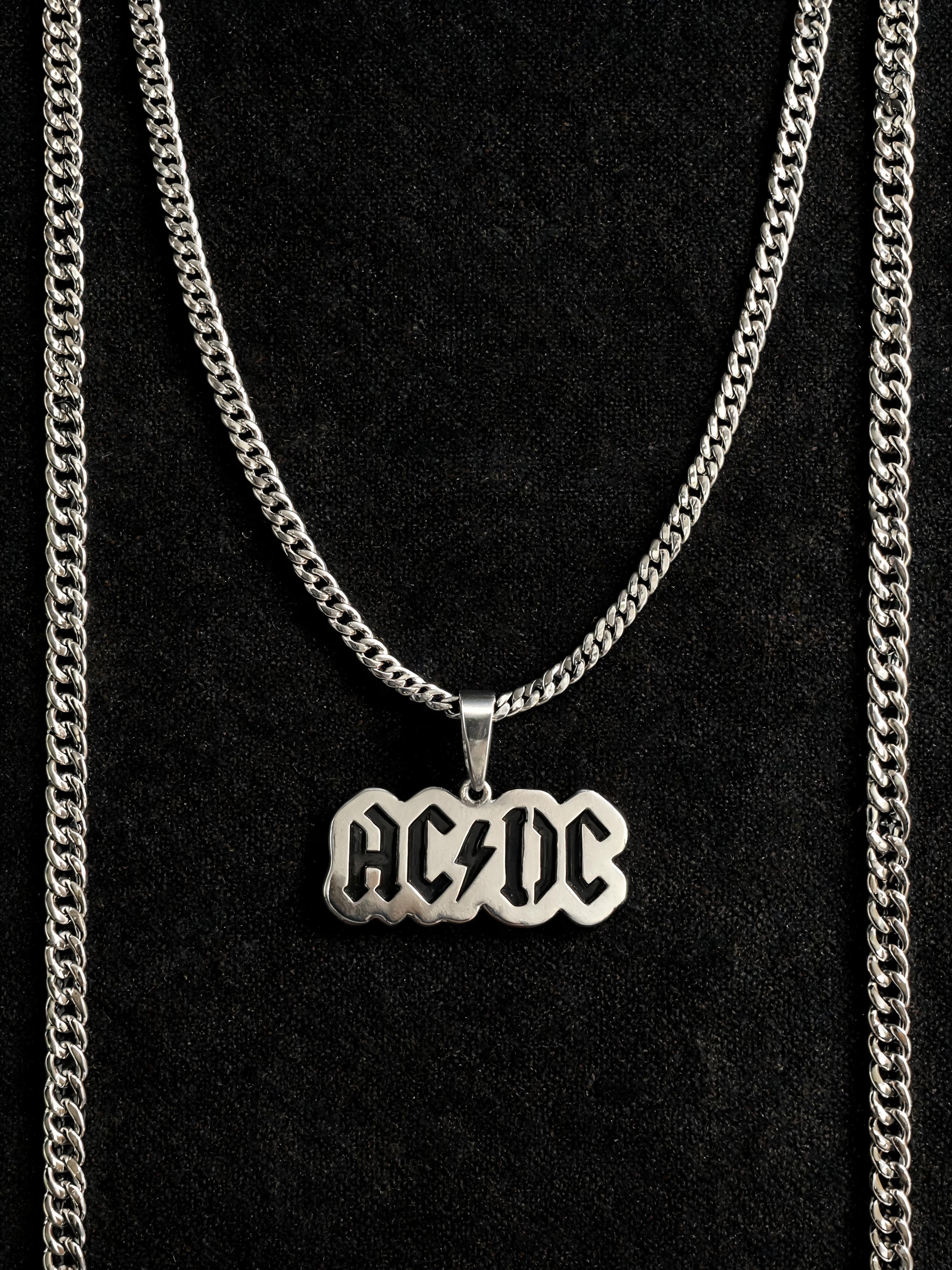 Ac dc necklace